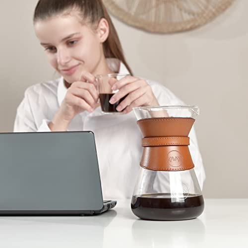Pour Over Coffee Maker Set with Double