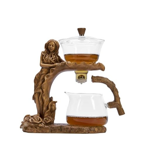 Glass Teapot Set with Infuser Semi Automatic Tea Set Magic Teapot