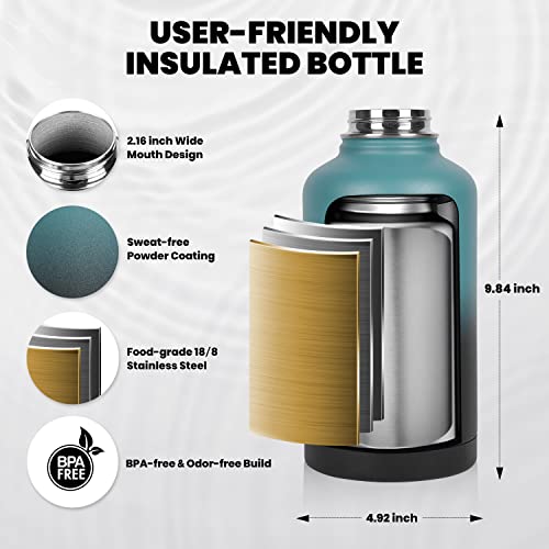 Insulated Water Bottle 64 oz