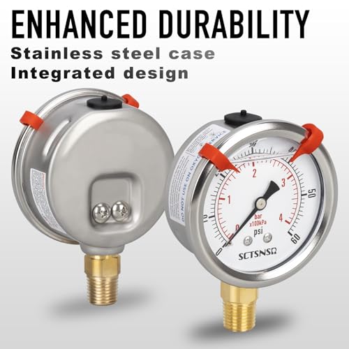 0 to 60 Psi Pressure Gauge