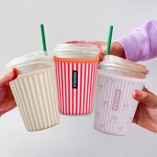 Reusable 3 Pack Iced Coffee Cup Sleeve