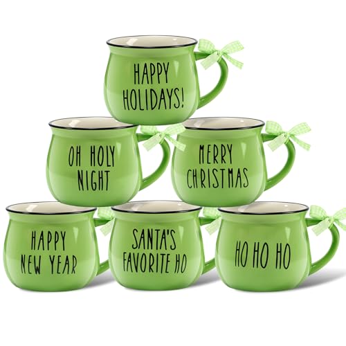 6 Set Christmas Coffee Mugs (6 Count)