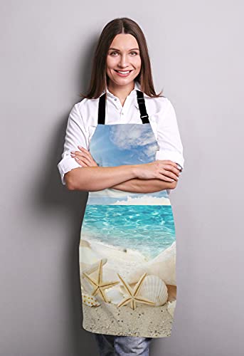 Caribbean Samana Beach Adjustable Bib Apron