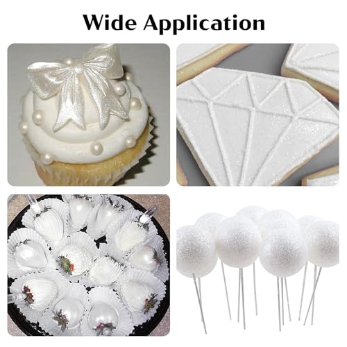 White Edible Glitter