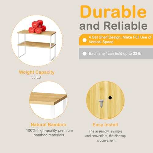 Cabinet Shelf Organizers (2 Count)