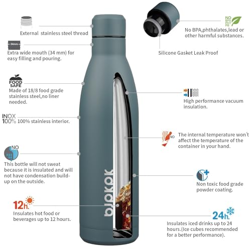 25 oz Insulated Stainless Steel Water Bottle