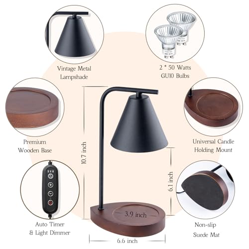 Candle Warmer Lamp with Timer