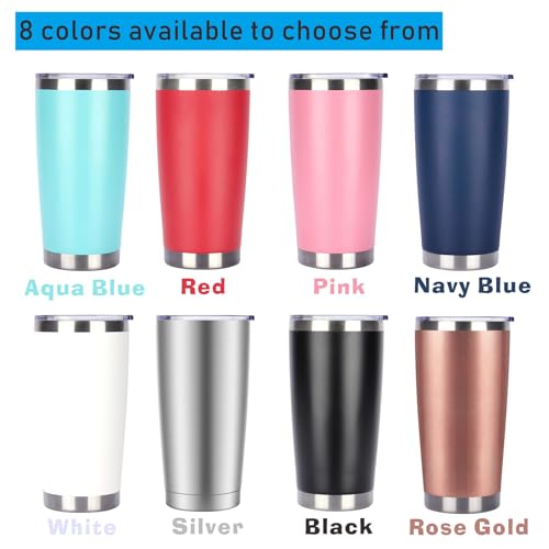 20oz Stainless Steel Insulated Tumblers Bulk (12 Count)