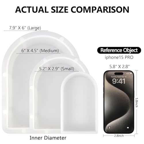 Large Resin Molds (3 Count)