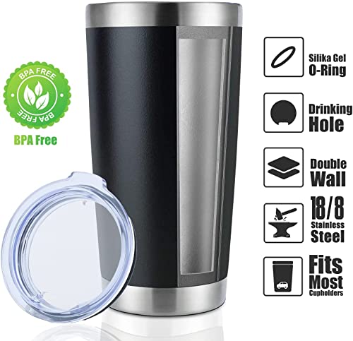 20oz Stainless Steel Tumbler Bulk with Lid (12 Count)