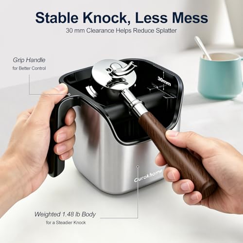 Espresso Knock Box with Lid