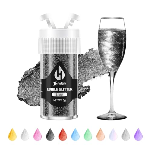 Black Edible Glitter