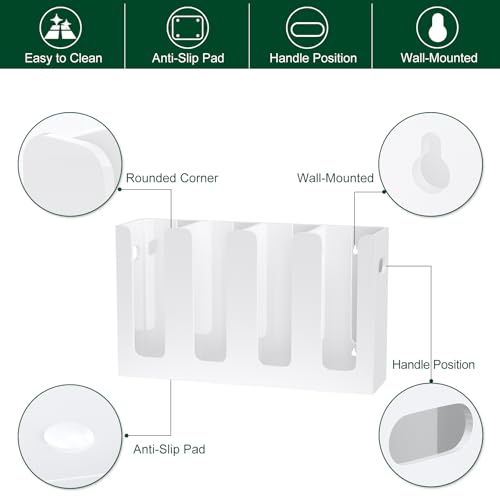 Disposable Coffee Cup Dispenser with Handles (4 Count)