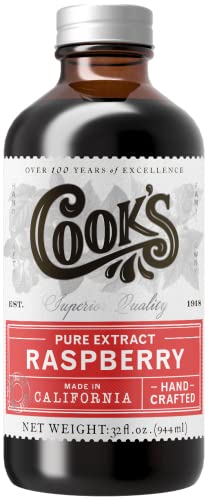 Pure Red Raspberry Extract for Baking & Cooking (32 Fl Oz)
