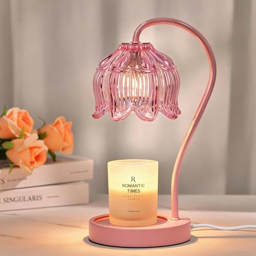 Flower Candle Warmer Lamp with Timer