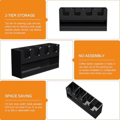 5 Compartment Cup Holder for Countertop