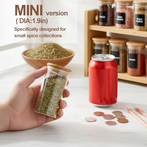 Glass Spice Jars 4oz 16 Pack (16 Count)