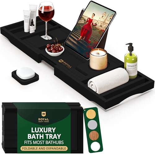 Premium Foldable Bathtub Tray Caddy