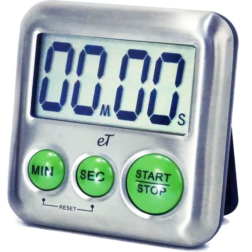 Elegant Digital Kitchen Timer Stainless Steel