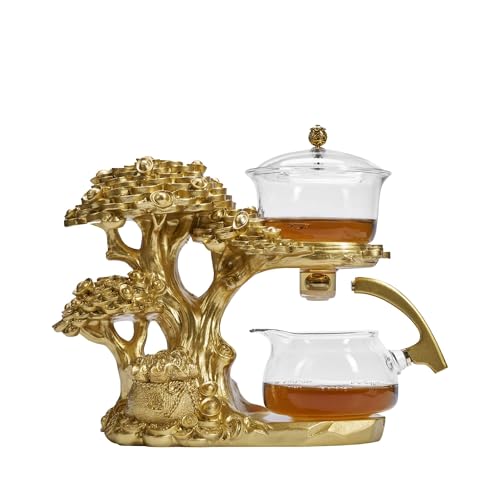 Glass Teapot Set with Infuser Semi Automatic Tea Set Magic Teapot