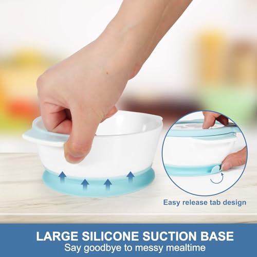 Ceramic Baby Bowls with Suction Base