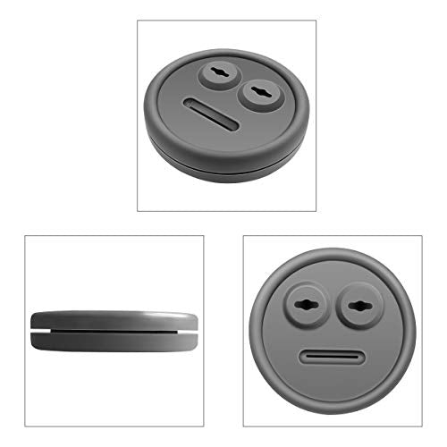 3 Pack Meat Probe Gray Grommets for Weber 85037 Smokey Mountain Cookers (3 Count)