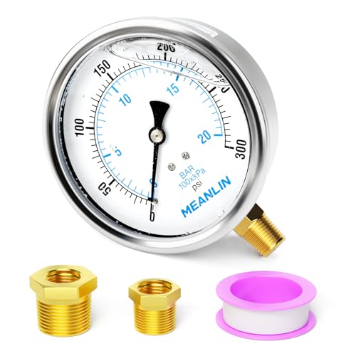 0~300Psi Stainless Steel 1