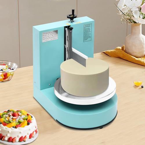 Cake Decorating Coating Machine Cream Spreading Automatic Frosting Turntable with Graduated Scraper for 4
