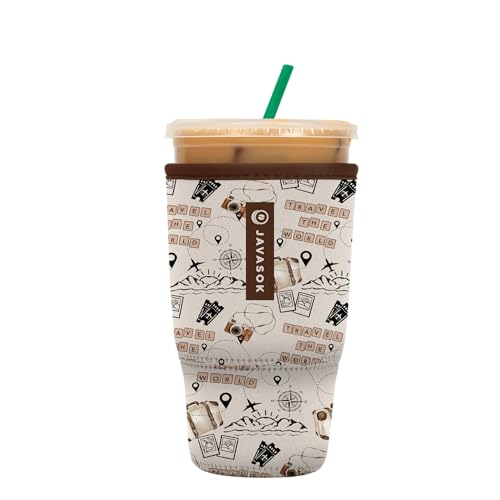 JavaSok Iced Coffee & Cold Soda Insulated Neoprene Cup Sleeve