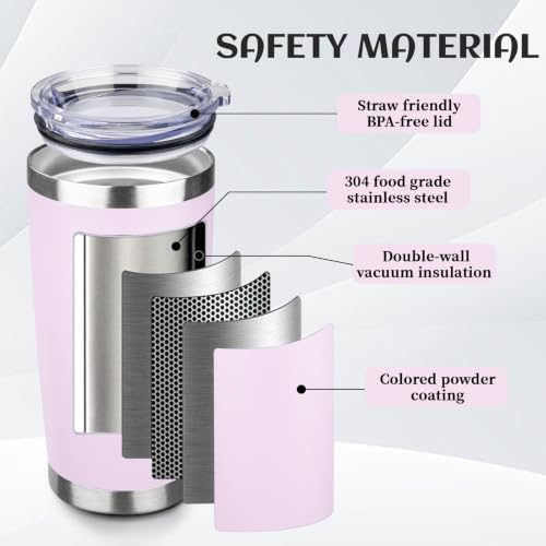 4 Pack 20oz Stainless Steel Travel Coffee Tumbler