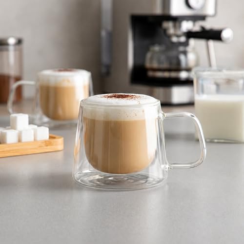 7 oz Professional Glass Coffee Mug (2 Count)