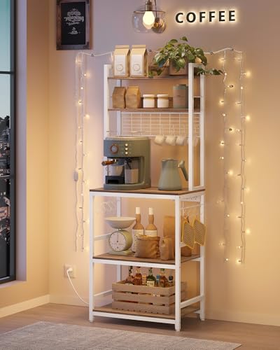 Bakers Rack with Power Outlet