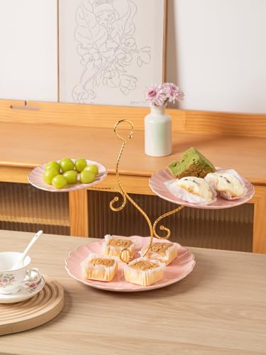 Sweejar 3 Tier Ceramic Cake Stand Wedding