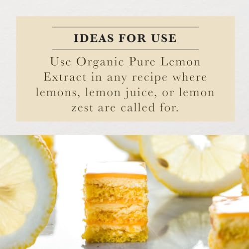 Pure Lemon Extract for Baking & Cooking (32 Fl Oz)