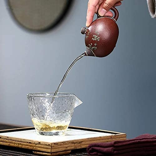 Tea Set New Yixing Classic Xishi Tea Pot Purple Clay Filter Teapots Beauty Kettle Raw Ore Handmade Boutique Zisha Tea Set Gifts 140Ml Tea Set Lofty Ambition