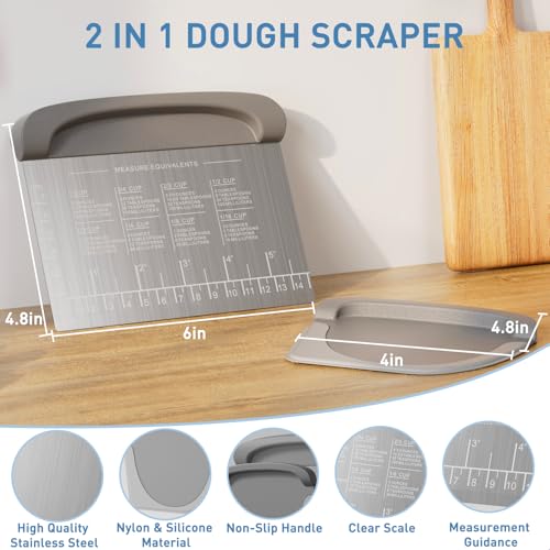 2 IN 1 Upgrade Bench Scraper