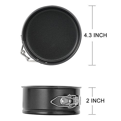 4 Inch Mini Springform Pan Set (4 Count)