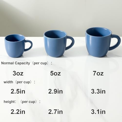 Espresso Cups Set of 4 Perfect for Demitasse (4 Count)