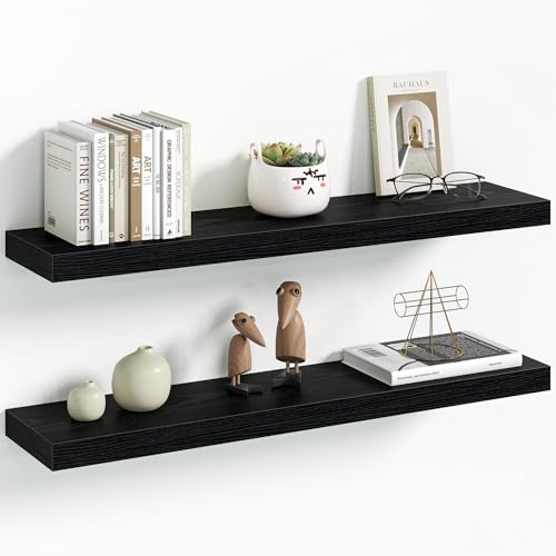 30 Inch Floating Shelves Wall Mounted for Display (2 Count)