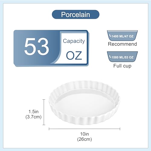Porcelain Quiche Baking Dish