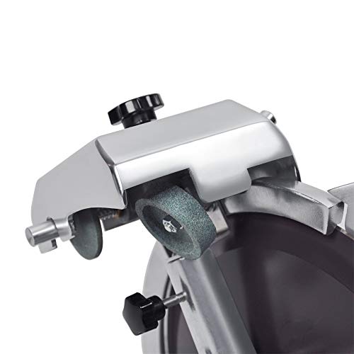 KWS Commercial 420W Electric Meat Slicer 12" Frozen Meat Deli Slicer Restaurant and Home Use [ETL