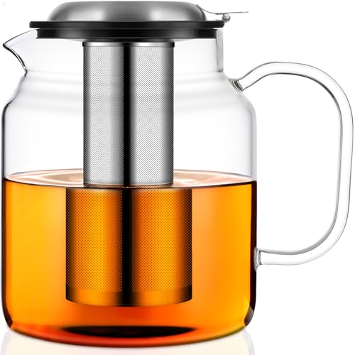 68oz Glass Teapot with Infuser (68 Fl Oz)