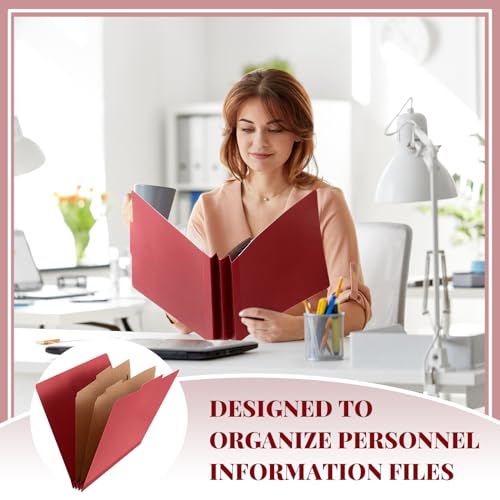 12 Pcs Classification Folders Letter Size Bulk