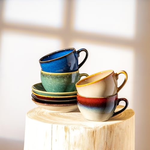 Porcelain Coffee Cup with Saucer Spoon