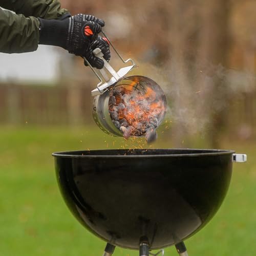 Grill Gloves Heat Proof for Men Grilling BBQ Heat Resistant Gloves