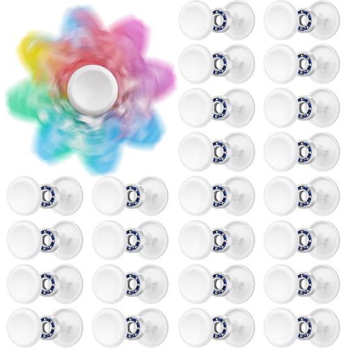 Fidget Spinner Bearings with Caps 24 Pack (24 Count)