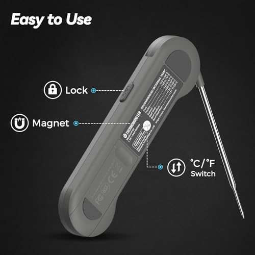 0.5 Sec Instant Read Meat Thermometer Digital for Cooking
