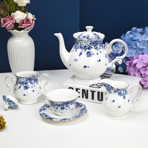 Bone China Tea Set for Adults