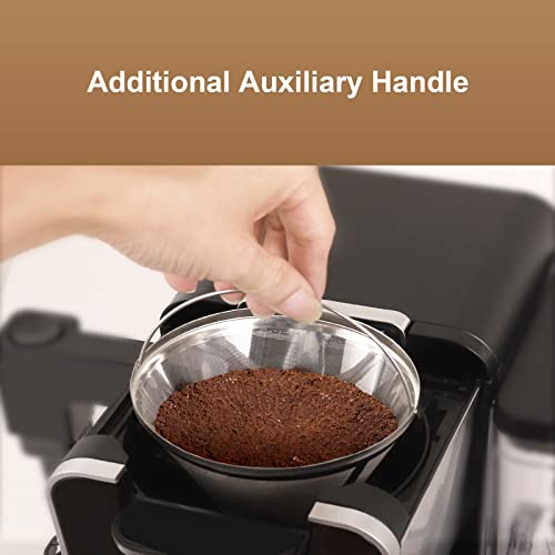 Stainless Steel Permanent Coffee Filter for Ninja Dual Brew Coffee Maker