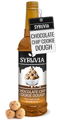 Coffee Syrup Chocolate Chip Cookie Dough Flavored Syrup for Drinks (25.4 Fl Oz)